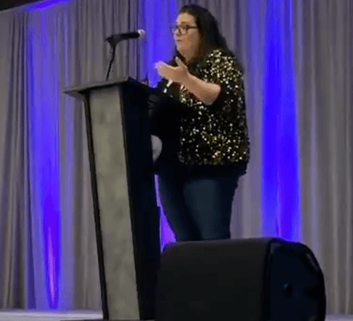 Speaker credential badge